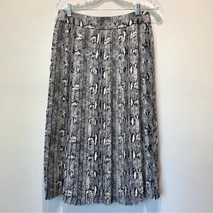 Size 6 Snakeskin Midi Skirt J. Crew